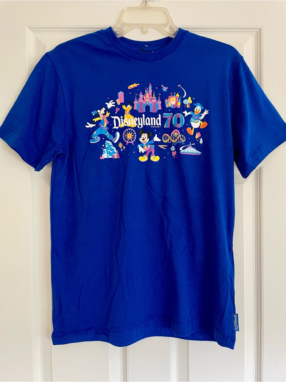 Disneyland Resort 70th Anniversary Blue Graphic Tee